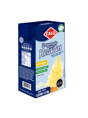 Preparado Para Helados Soft Calo 1 Litro Sabor Bocado