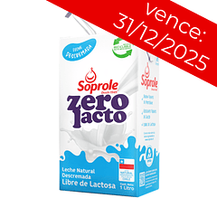 Leche Soprole Descremada Sin Lactosa Zerolacto 1lt