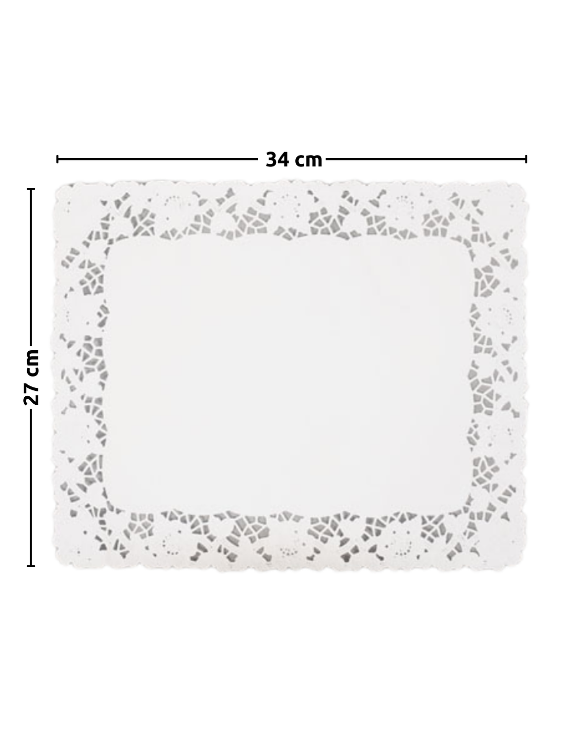 Bandeja N°10 21x28 cm y Blonda Rectangular N°10 34x27 cm 3