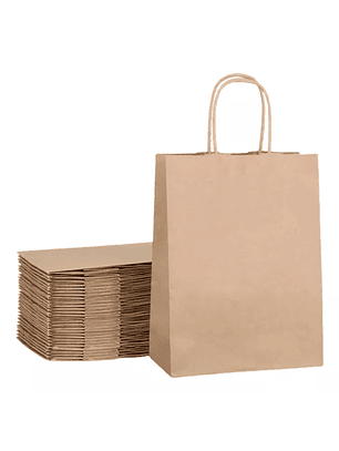 Bolsas Kraft Manilla 30x12x41.5cm x10 unidades