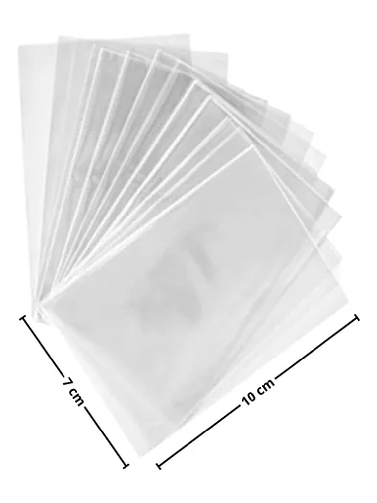 Bolsa Celofán Polipropileno 7x10 cm 100 unidades 1