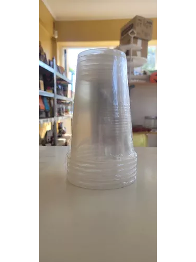 Vaso Plástico Pp Transparente Capacidad 1 Litro X6 Unidades 3