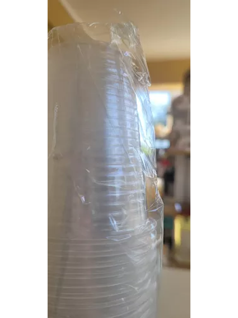 Vaso Plástico Pp Transparente Capacidad 200 Ml X50 Unidades 3