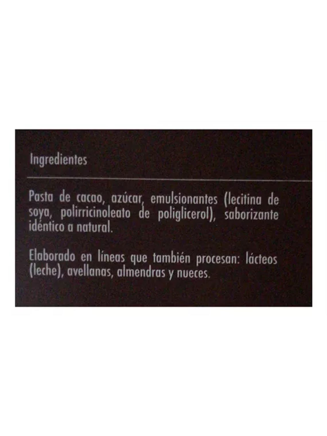 Chocolate Neucober 72% Cacao Amargo 500 Grs 3