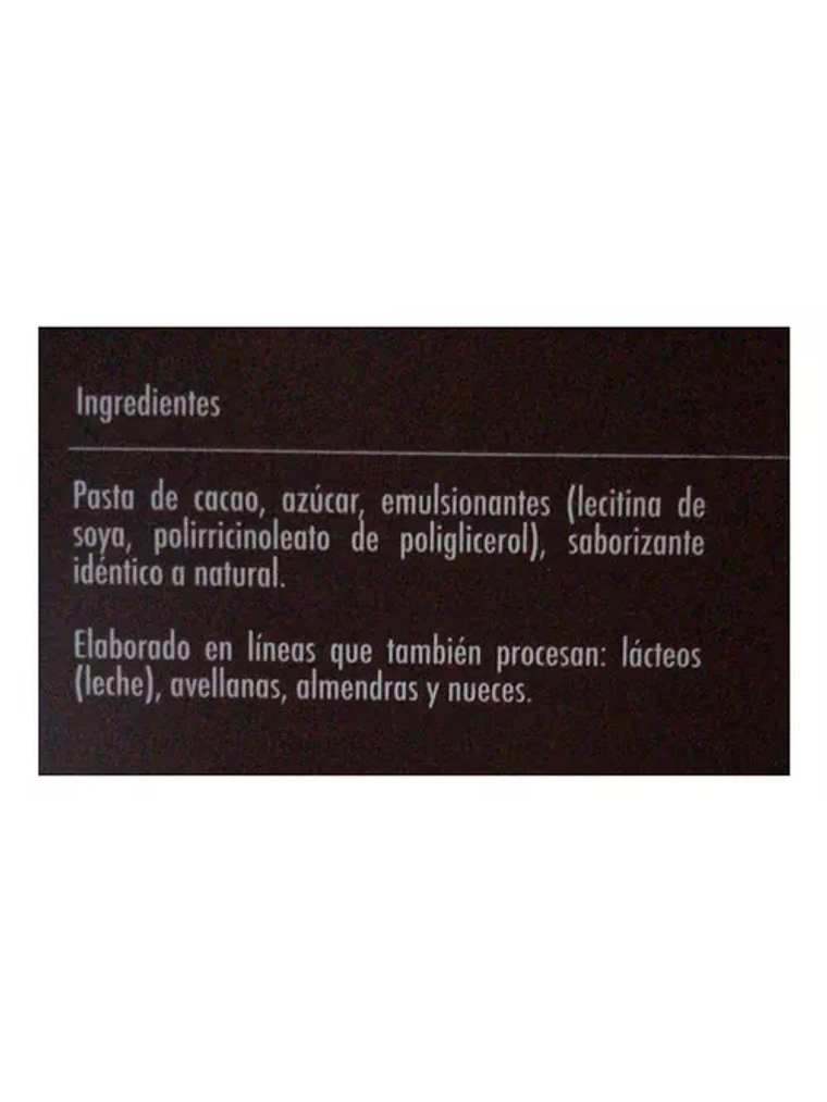 Chocolate Neucober 72% Cacao Amargo 500 Grs 3