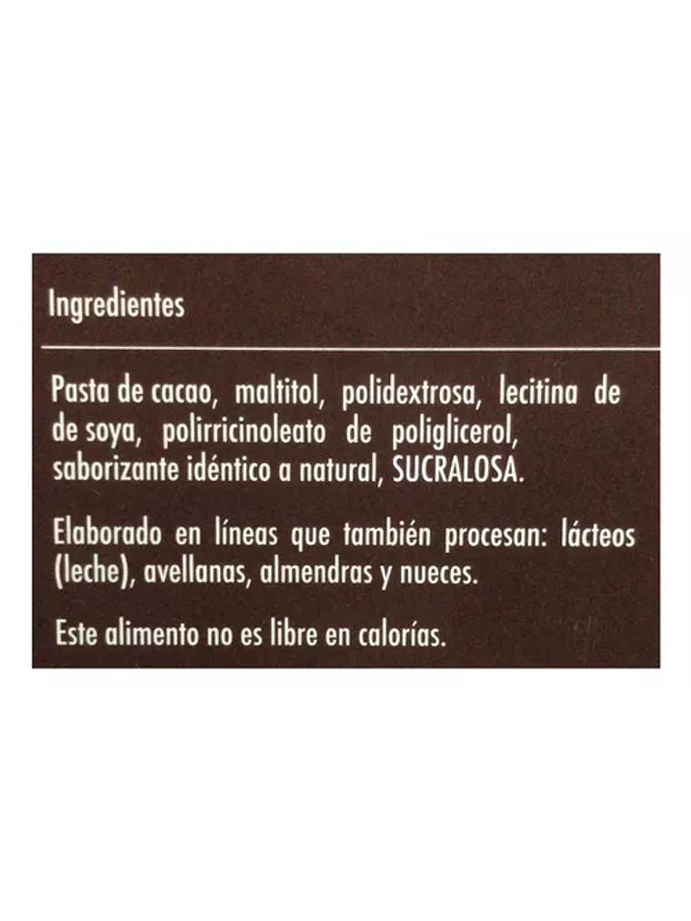Chocolate Neucober 85% Cacao Amargo Sin Azúcar 500 Grs 2