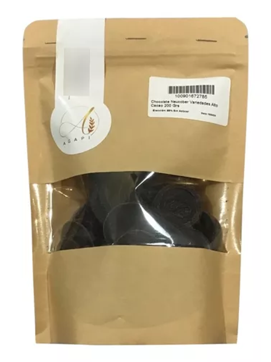 Chocolate Neucober 85% Cacao Amargo Sin Azúcar 500 Grs 1