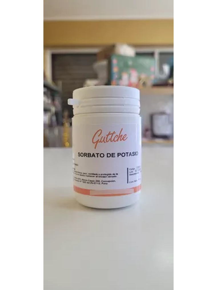 Sorbato De Potasio Guttche Conservante 40 Grs 2