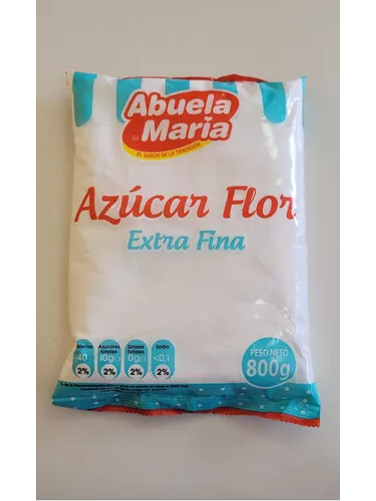 Azúcar Flor Extra Fina Abuela María 800 Grs 2