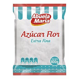 Azúcar Flor Extra Fina Abuela María 800 Grs
