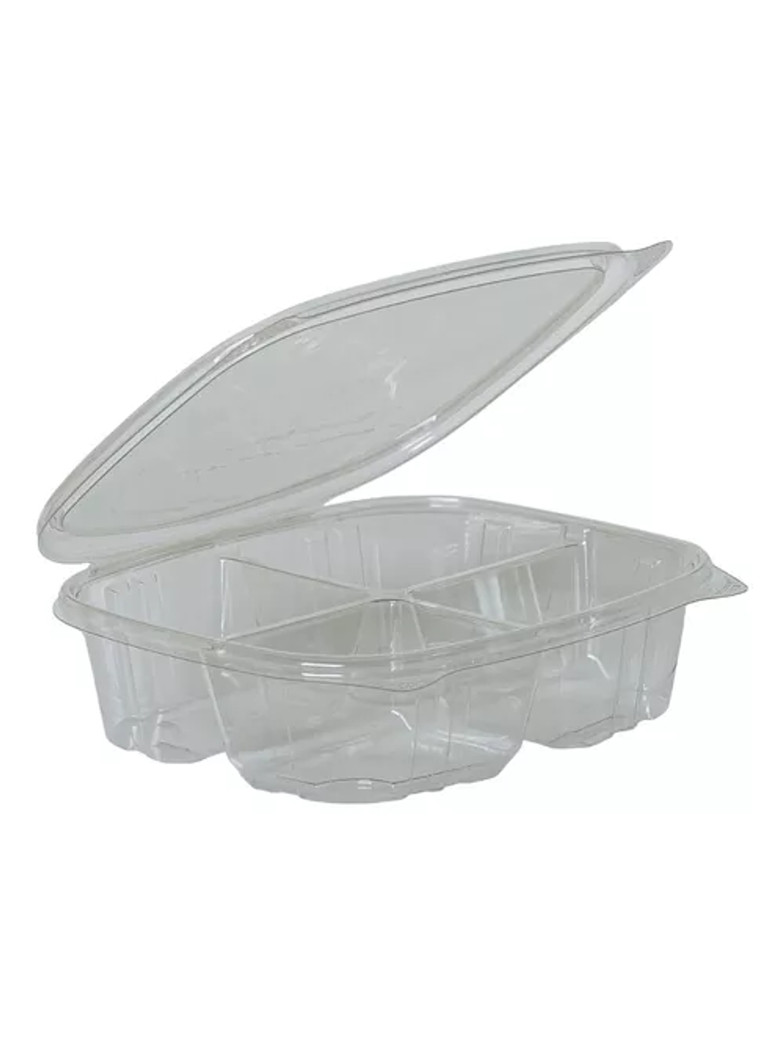 Contenedor De Comida Desechable 4 Divisiones 24oz 10 Uni 1