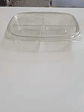 Contenedor de Comida Desechable 4 Divisiones Transparente 24 oz x50 - Miniatura 2