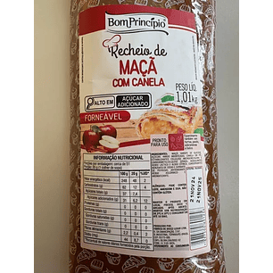 Relleno De Manzana Con Canela Bom Principio 1.01kg