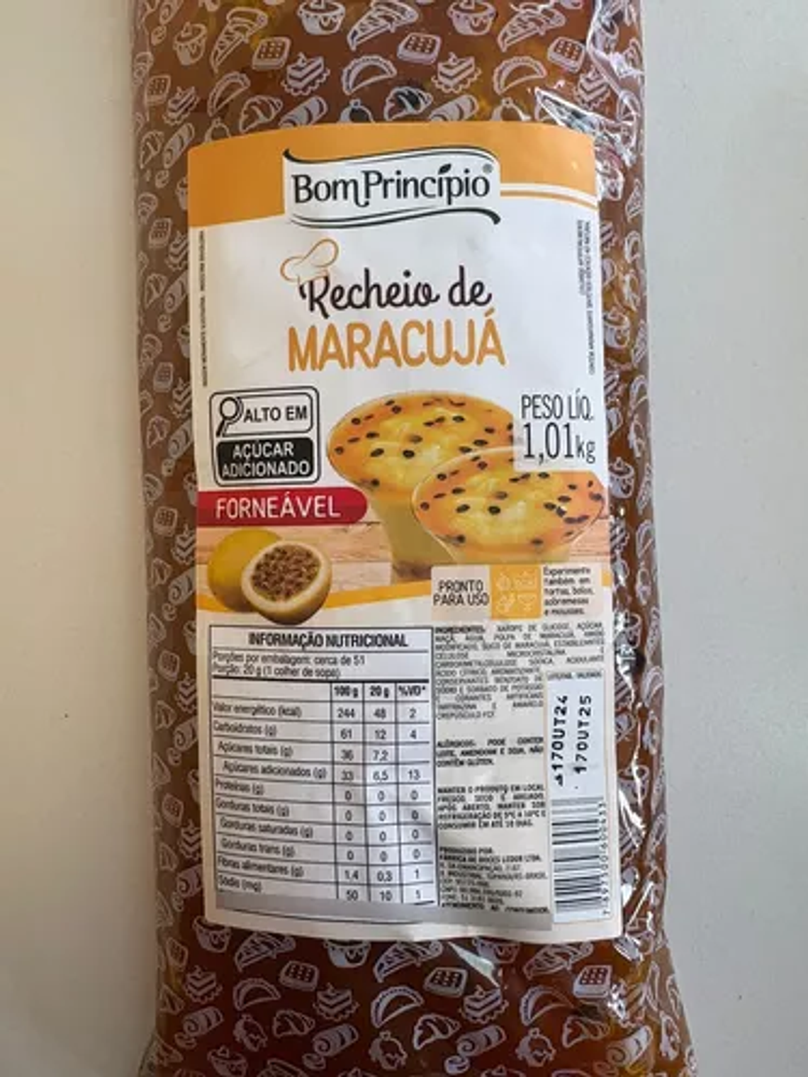 Relleno De Maracuyá Bom Principio 1.01kg 3