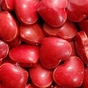 Sprinkles Corazón Grande Rojo 12mm Guttche 100 Grs
