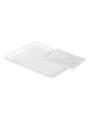 Bandeja Cartón Canape 21x28 Cm Rectangular N°10 X100un