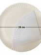 Bandeja N°5 Y Blonda Redonda N°16 10 Unidades (28 Y 33 Cm) - Miniatura 2
