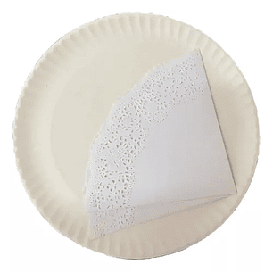 Bandeja N°5 Y Blonda Redonda N°16 10 Unidades (28 Y 33 Cm)