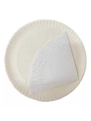 Bandeja N°5 Y Blonda Redonda N°16 10 Unidades (28 Y 33 Cm)