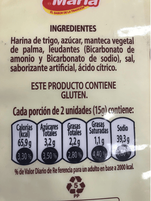 Galleta Para Alfajor Abuela María 750 Grs +100 Uni. Aprox