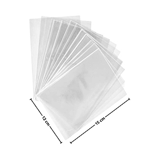 Bolsas Polipropileno celofán 12x15 cm 100 unidades