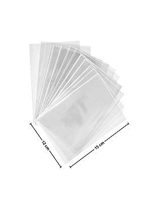 Bolsas Polipropileno celofán 12x15 cm 100 unidades