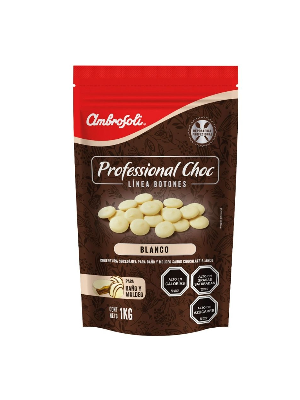 Cobertura De Chocolate Ambrosoli Blanco 1 Kg 1