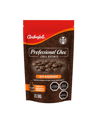 Cobertura Chocolate Ambrosoli Alto Rendimiento (semi Bitter)