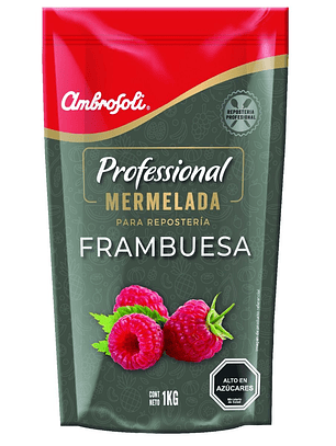 Mermelada Repostera Ambrosoli De Frambuesa 1 Kg