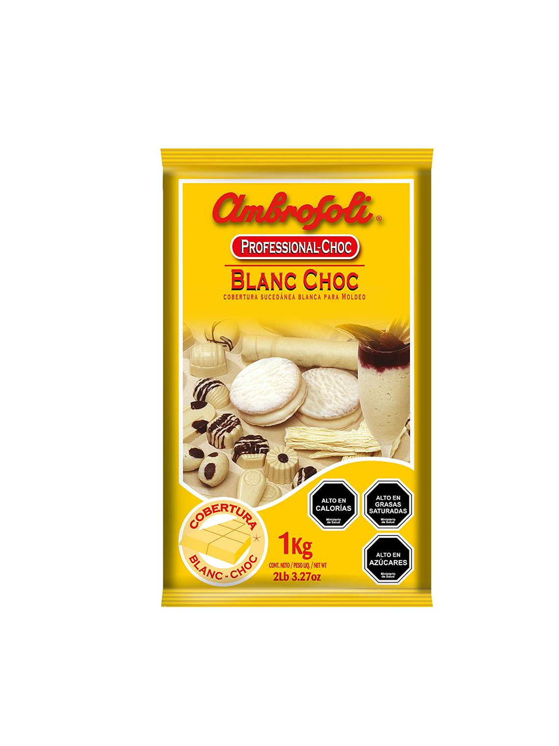 Cobertura De Chocolate Ambrosoli Blanc Choc 1 Kg 1