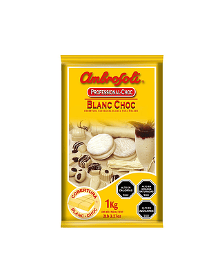 Cobertura De Chocolate Ambrosoli Blanc Choc 1 Kg
