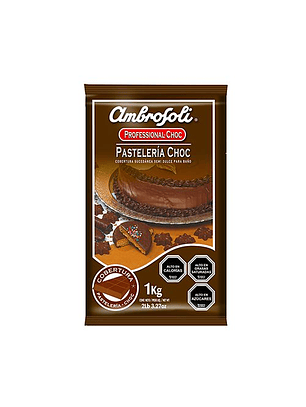 Cobertura De Chocolate Ambrosoli Pasteleria Choc 1 Kg