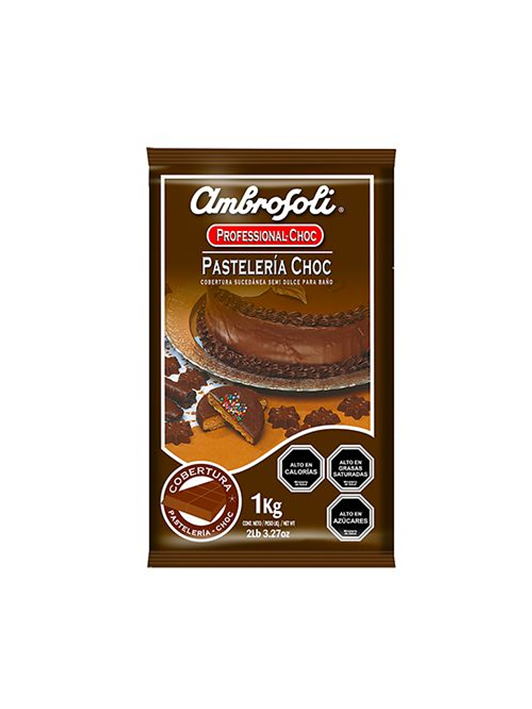 Cobertura De Chocolate Ambrosoli Pasteleria Choc 1 Kg 1