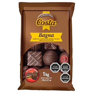 Cobertura De Chocolate Costa Bagna 1 Kg