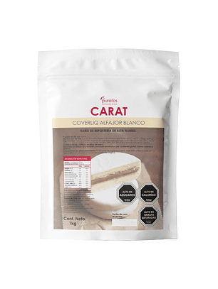 Cobertura De Chocolate Coverliq Alfajor Blanco Puratos 1kg