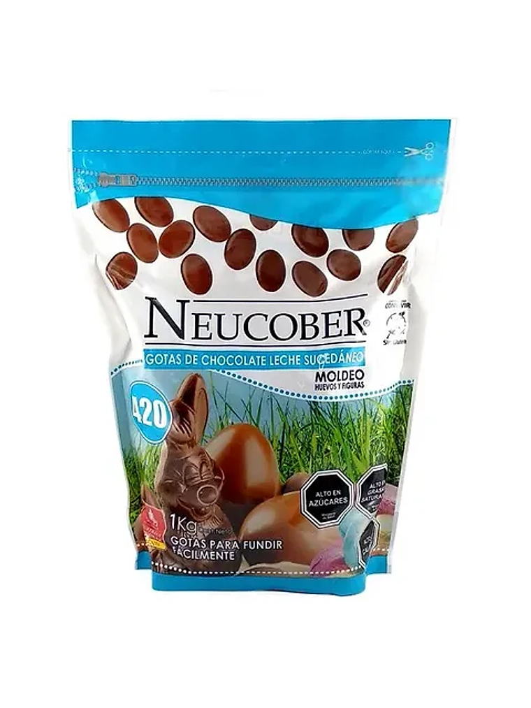 Cobertura Chocolate Neucober Leche 420 1 Kg 1
