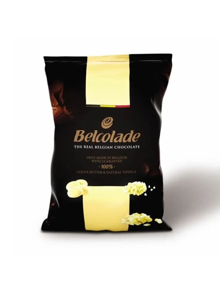 Cobertura De Chocolate Belcolade Blanco 31% Cacao 1
