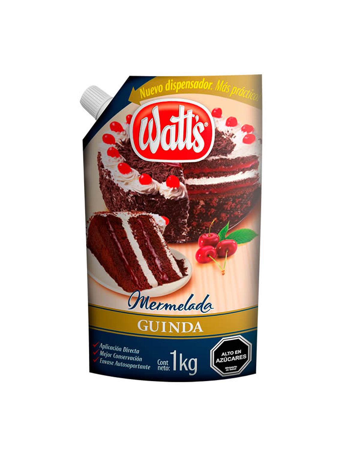 Mermelada Watts Industrial 1kg Sabor Guinda 1