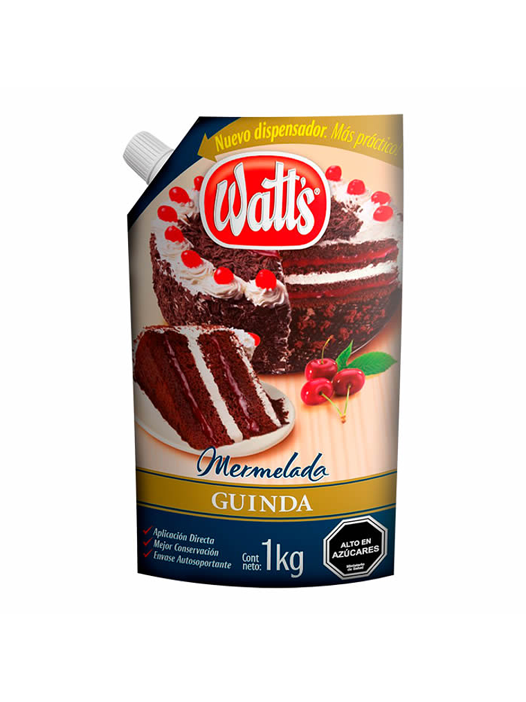 Mermelada Watts Industrial 1kg Sabor Guinda 1