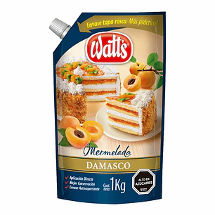Mermelada Watts Industrial 1kg Sabor Damasco