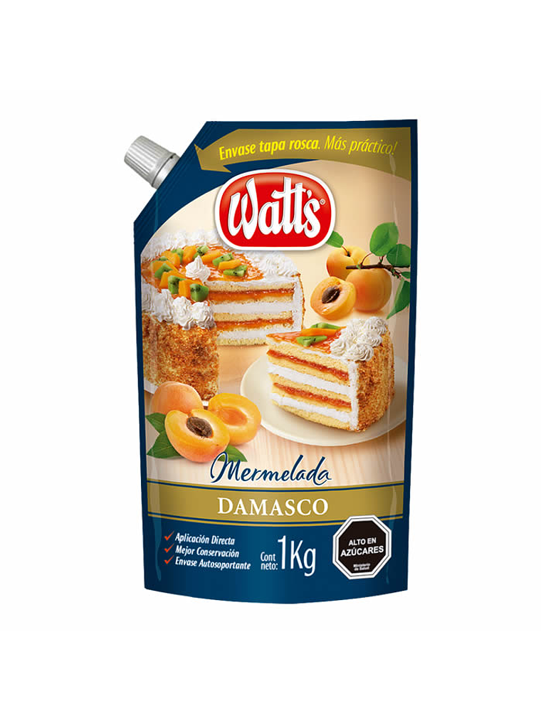 Mermelada Watts Industrial 1kg Sabor Damasco 1