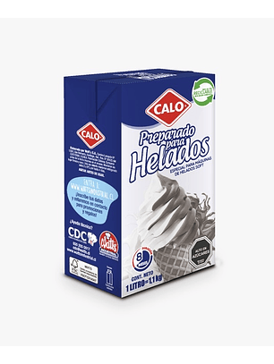 Preparado Para Helados Soft Calo Sabor Naranja 1 Litro 