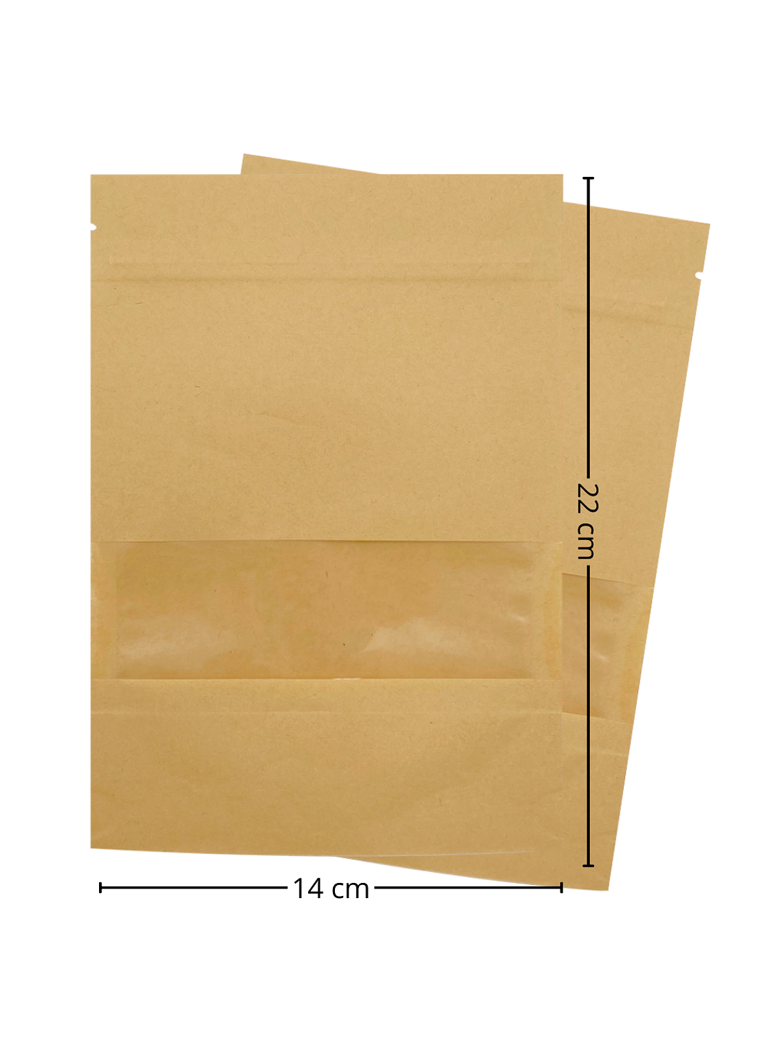 Envase Bolsa Doypack Kraft con Ventana 5