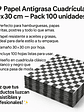 Papel Antigrasa 30x30 Cm 100 Unidades - Miniatura 2