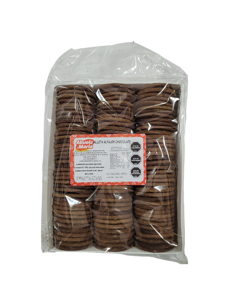 Galleta Para Alfajor Abuela María Chocolate 750 Grs +100 Uni. Aprox 1