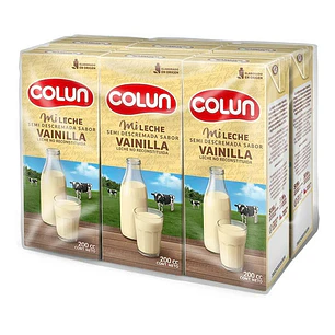 6 Leches Colun Semi Descremada Vainilla 200 Ml