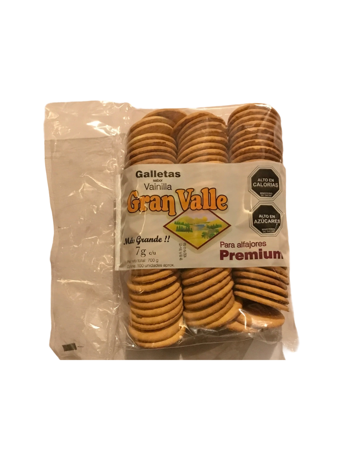 Galletas Para Alfajor Gran Valle Vainilla 700 Gr  1