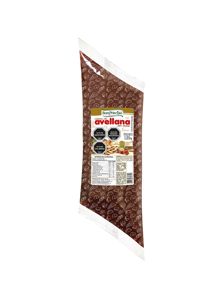 Relleno De Avellana con Cacao (Tipo Nutella) Bom Principio 1,01 kg 1
