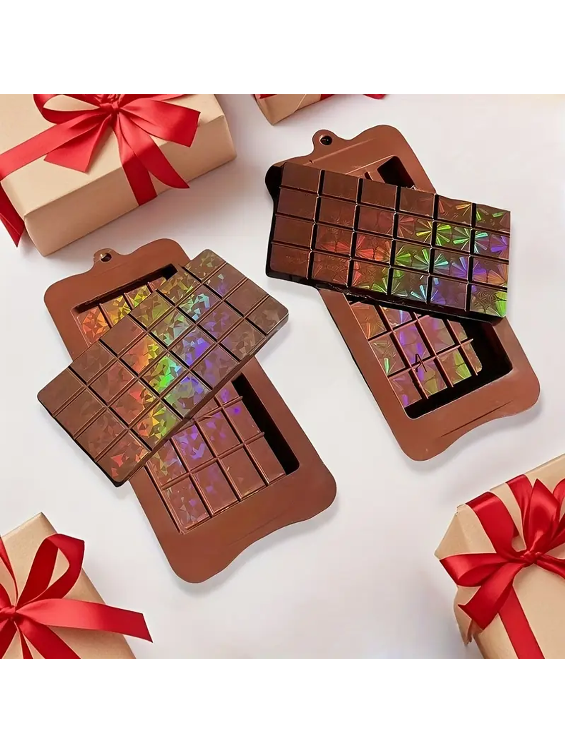 Molde de Silicona Holográfico Tornasol para Tableta 5