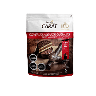 Cobertura Chocolate Puratos Carat Coverliq Alfajor Cuchuflí Semi Amargo
